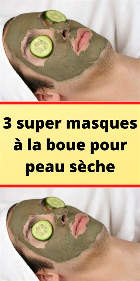 3 super masques à la boue pour peau sèche Les Rides Solution Smooth