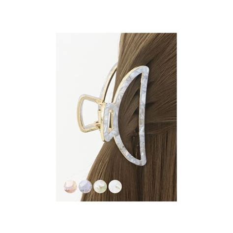 Mochithings Half Moon Gold Claw Clip V