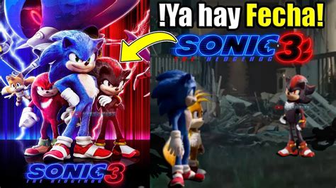 NUEVOS AVANCES y FECHA de ESTRENO OFICIAL de SONIC 3 LA PELÍCULA YouTube