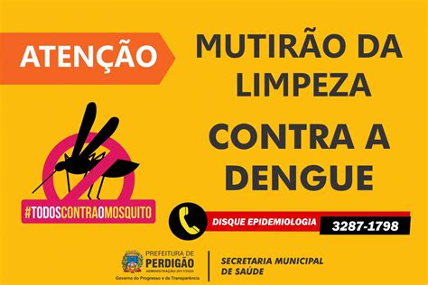 Site Oficial da Prefeitura Municipal de Perdigão Mutirão da Limpeza