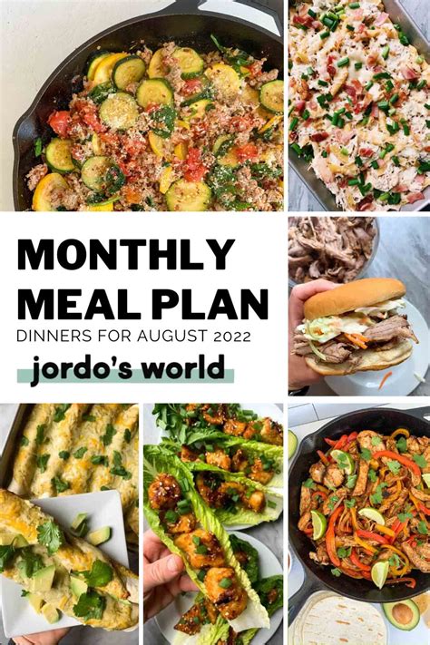 Free Printable Monthly Meal Plan This Free Meal Plan Calendar