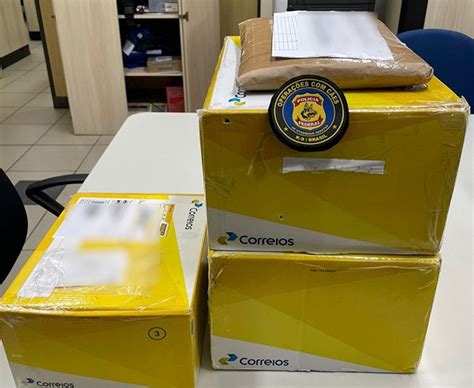 Pf Apreende Aproximadamente Kg De Drogas Transportadas Pelos Correios