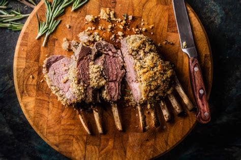 Pistachio And Parmesan Crusted Lamb Racks Range Meats