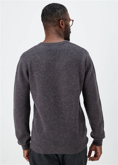 Lincoln Charcoal Lambswool V Neck Jumper Matalan