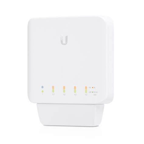 Ubiquiti Usw Flex Unifi Switch Flex 5 Port Indooroutdoor Gigabit Poe