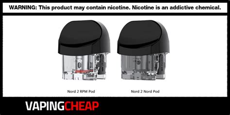 Smok Nord 2 Replacement Pods 3 Pack 348 Vaping Cheap Deals