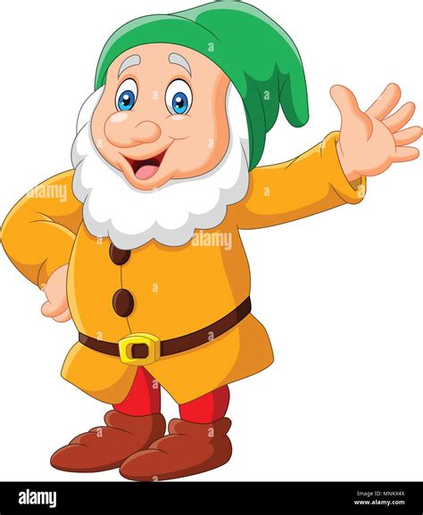 Cartoon Happy Dwarf Stock Vector Image And Art Alamy