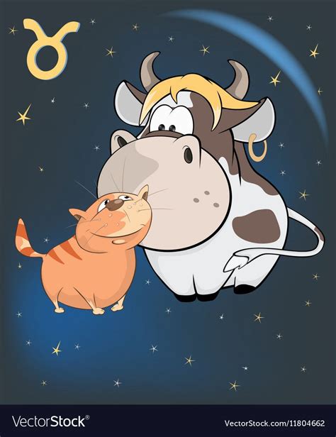 Taurus Zodiac Signs Taurus Cartoons Vector Zodiac