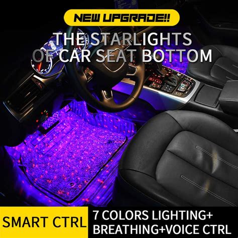 Car Atmosphere Led Light Starlights Rgb Kit Under Seat Lighting