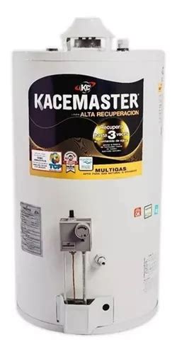 Termotanque multigas Kacemaster Alta Recuperación 60 vitrif blanco 60L