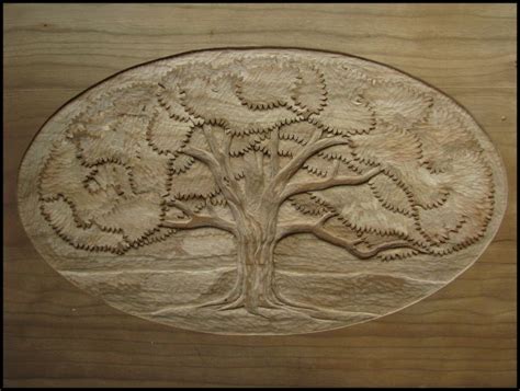 Relief Tree Carving Tree Carving Wood Engraving Tools Carving