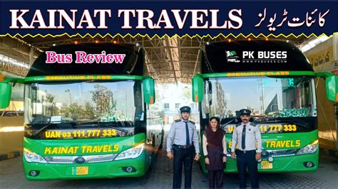 Kainat Travels Executive Class Double Glass Yutong Bus Review PK