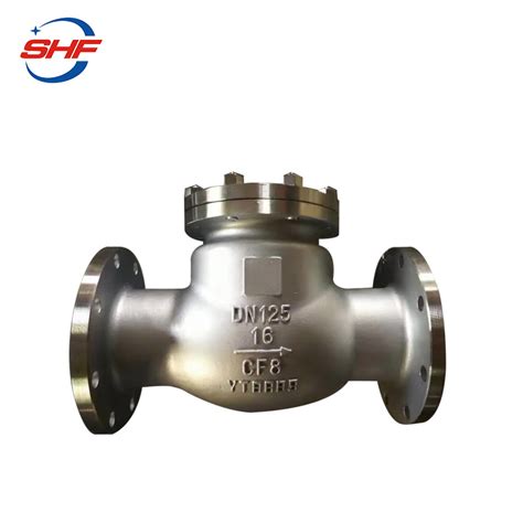 Api New Selling Stainless Steel Cf M Cryogenic Swing Type Check Valve