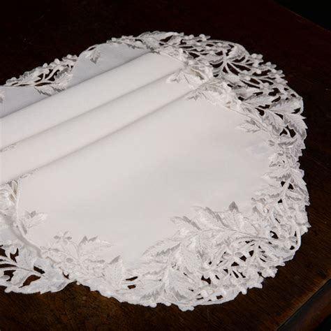 Xia Home Fashions Arietta Embroidered Cutwork Spring Table Runner