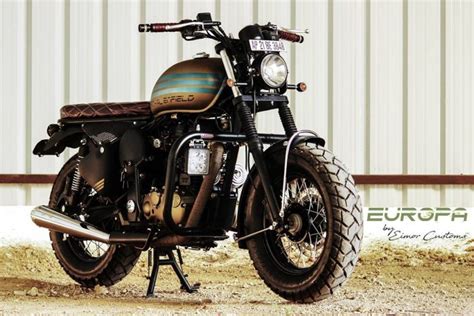 Eimor Customs Reveal Modified Royal Enfield Desert Storm 500 Called Europa