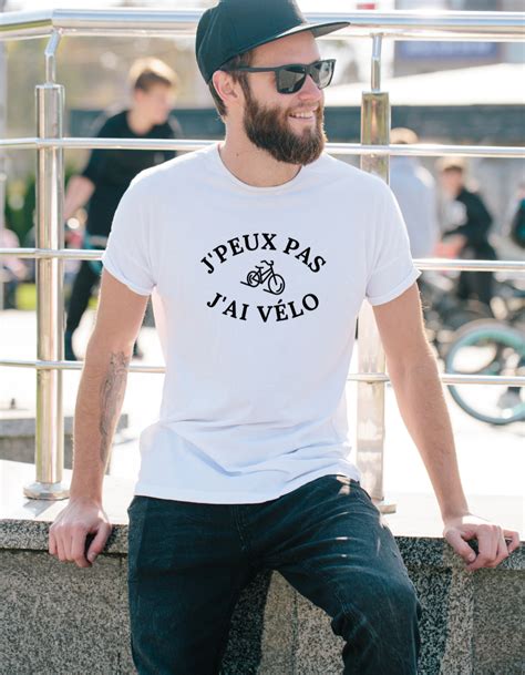 T Shirt J Peux Pas J Ai V Lo Humour V Lo Homme