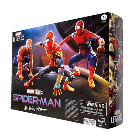 Marvel Legends Spider Man No Way Home 6 Multiverse 3 Pack Tobey Andrew