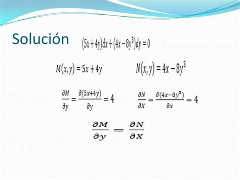 Ecuaciones De Primer Orden Exacta Ppt