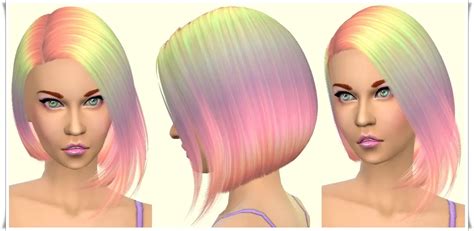 Annett`s Sims 4 Welt Parrot Bob Hairstyle Sims 4 Hairs