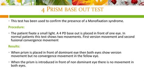 Binocular Single Vision Tests PPT