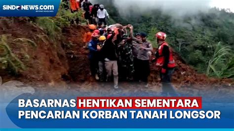 Basarnas Hentikan Sementara Pencarian Korban Tanah Longsor Di Luwu