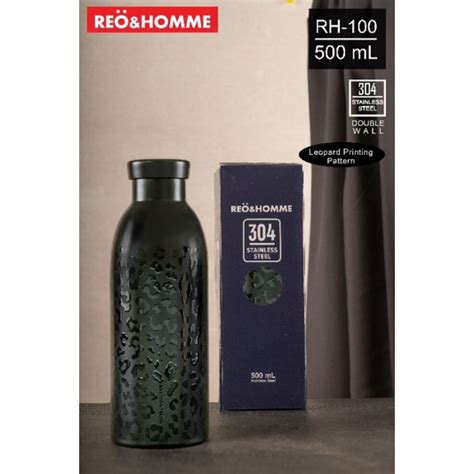 Jual Reo Homme Botol Minum Stainless Design Motif Kekinian Rh