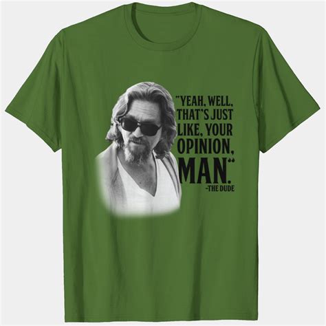 The Big Lebowski Movie Shirt The Dude Abides Jeff Lebowski Vintage T