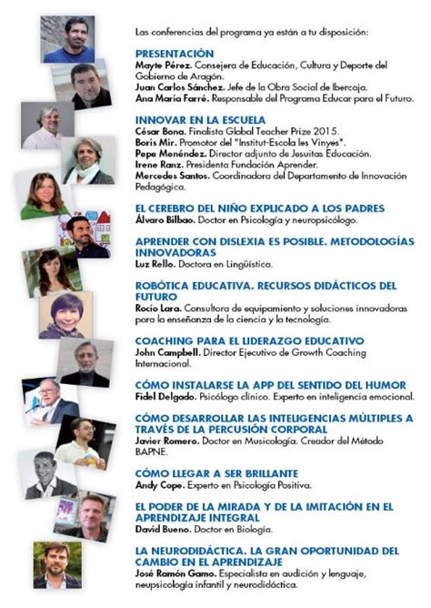 Vídeos conferencias EDUCAR PARA EL FUTURO 2017