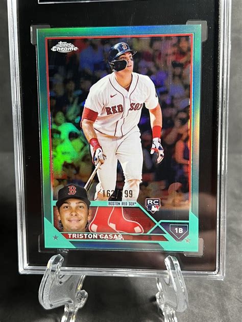 Topps Chrome Aqua Refractor Triston Casas Rc For