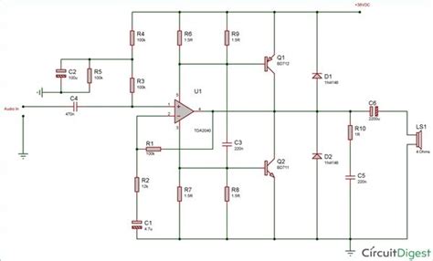 4000w Power Amplifier Circuit Diagram