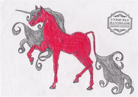 Red Unicorn By Faith Bailey On Deviantart