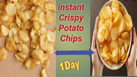 Crispy Home Made Potato Chip Aloo Me Chips Potato Wafers Youtube