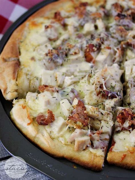 Chicken Caesar Pizza Simply Stacie