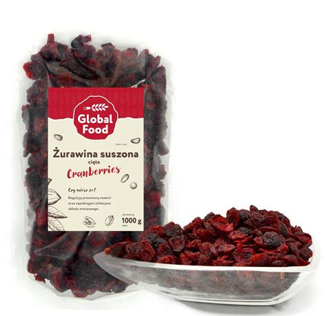 ŻURAWINA SUSZONA GLOBAL FOOD 1KG 14908994054 Allegro pl