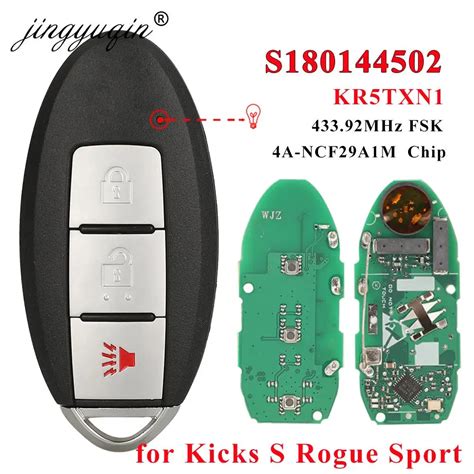 Jingyuqin S180144502 KR5TXN1 Smart Car Key For Nissan Kicks S Rogue