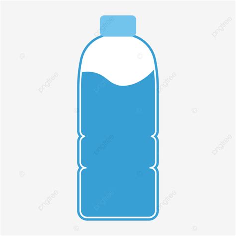 Gambar Botol Diisi Dengan Vektor Air Botol Air Vektor Png Dan Vektor