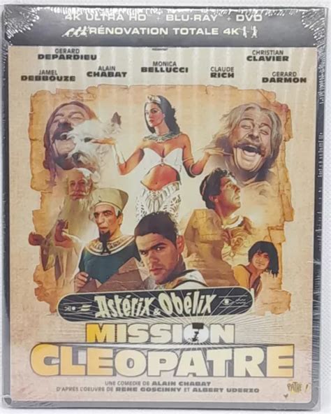 STEELBOOK ASTÉRIX ET Obélix Mission Cléopâtre Limitée Blu ray 4K