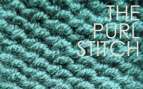 How to Knit: The Purl Stitch | hinkaknits.com