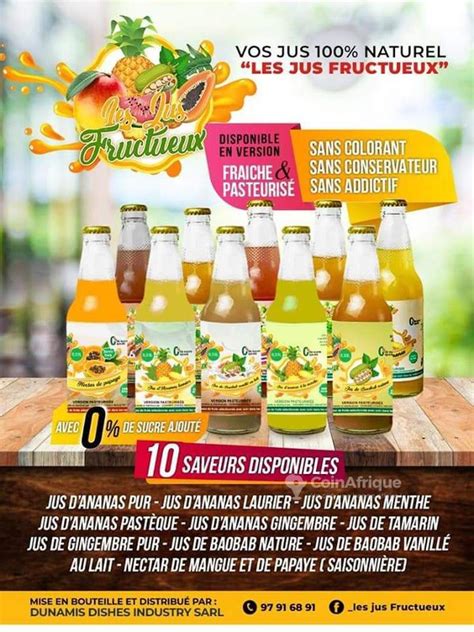 Alimentation Jus De Fruits Naturels Au B Nin Coinafrique B Nin