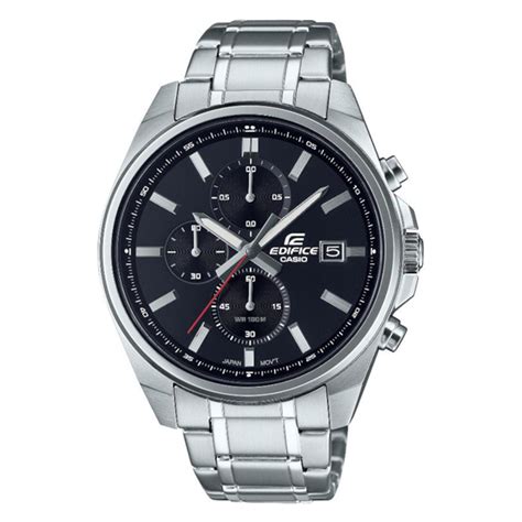 Casio Edifice EFV 610D 1AV Men S Chronograph Black Dial Watch