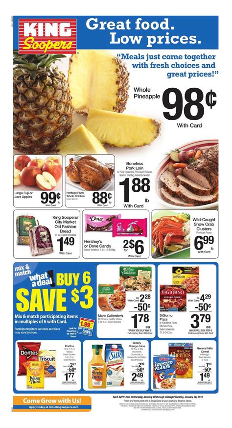 King Soopers weekly ad December 16 - January 5, 2016 | Weekly Ads and ...