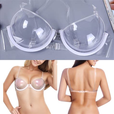 Strap Clear Bra Transparent Underwear Bra Bra Disposable Negligee Lingerie Robe Lingerie For