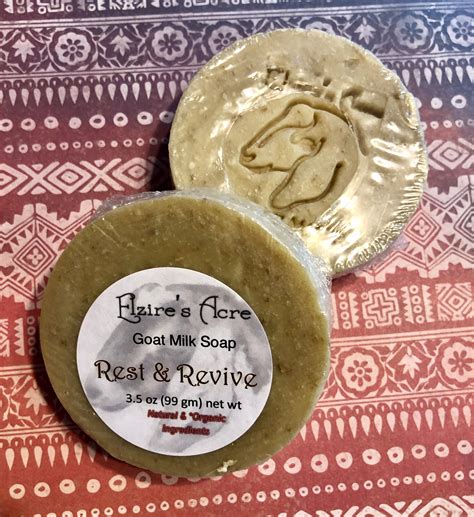 Rest Revive Goat Milk Soap Elzire S Acre