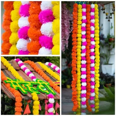 Multicolor Decorative Artificial Marigold Fluffy Flowers, For Wedding,Ceremony For Festivals, Rs ...