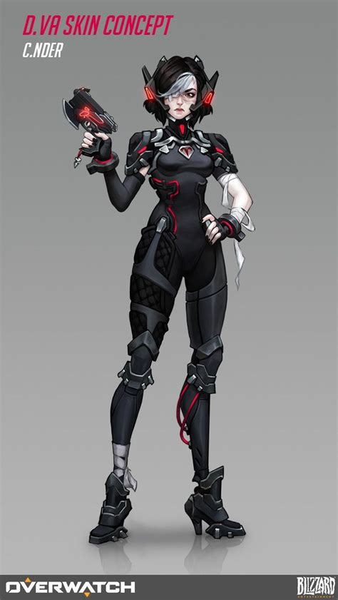 ArtStation - D.va pilot skin concept - FANART, Olga Khariton ...