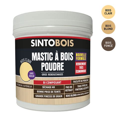 Mastic à Bois Poudre Sinto