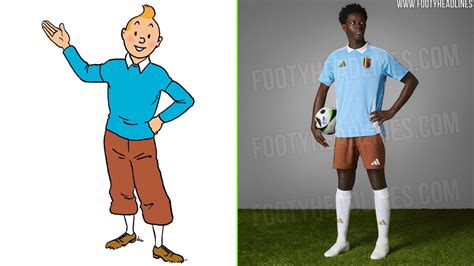 Sneak Peek Belgian Red Devils Euro 2024 Outfit Inspired By Tintin