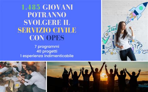 Servizio Civile Universale Scopri I Progetti Di Opes Per Giovani