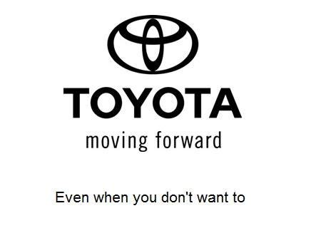 Toyota's New slogan