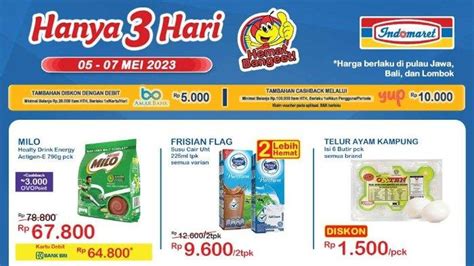 Katalog Promo Jsm Indomaret Hanya Hari Periode Mei Hari Ini